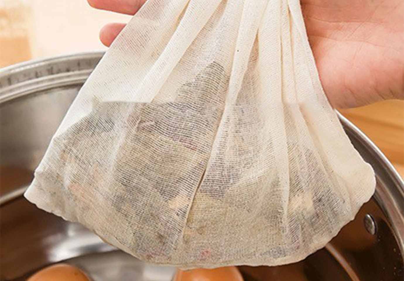 Woven Draw String Tea Bags - 100 Pack