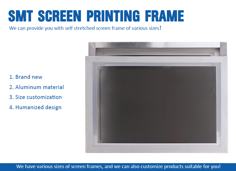 silk screen printing materials-SMT Stencil Pcb Screen Printing Frame