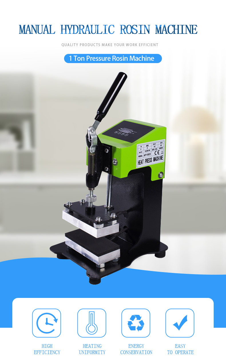 MK1903 MANUAL HYDRAULIC ROSIN MACHINE